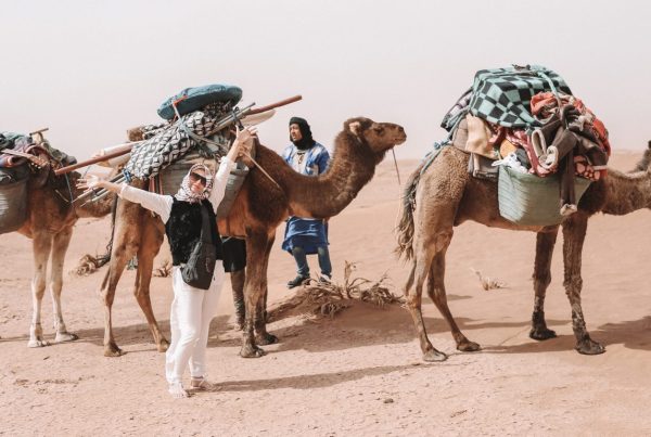 Trek dans le désert marocain